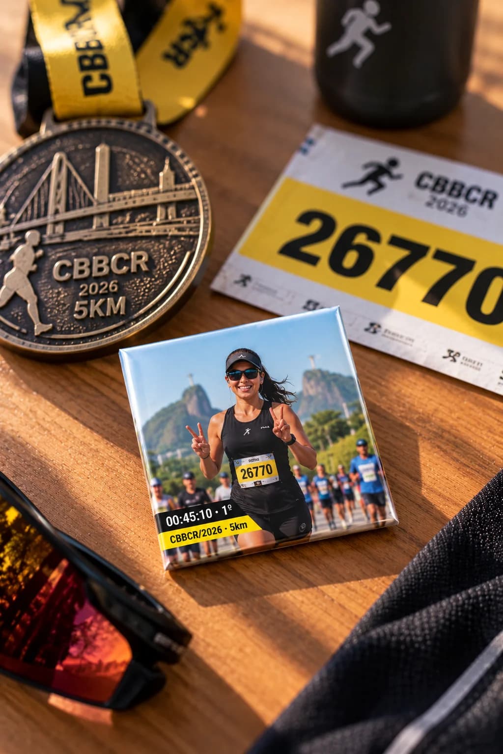 Ímã digital personalizado de corrida · imagem 5