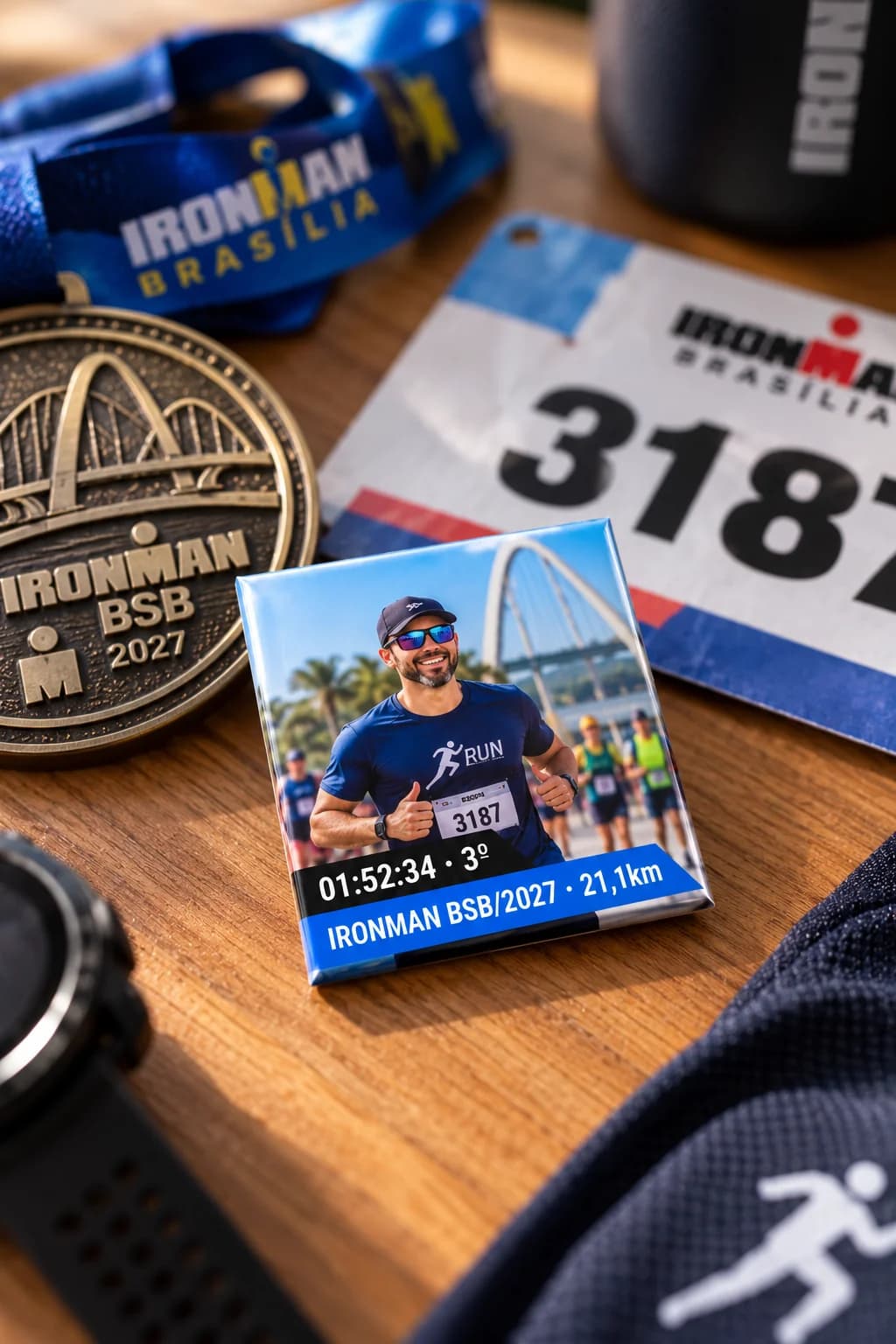 Ímã digital personalizado de corrida · imagem 6