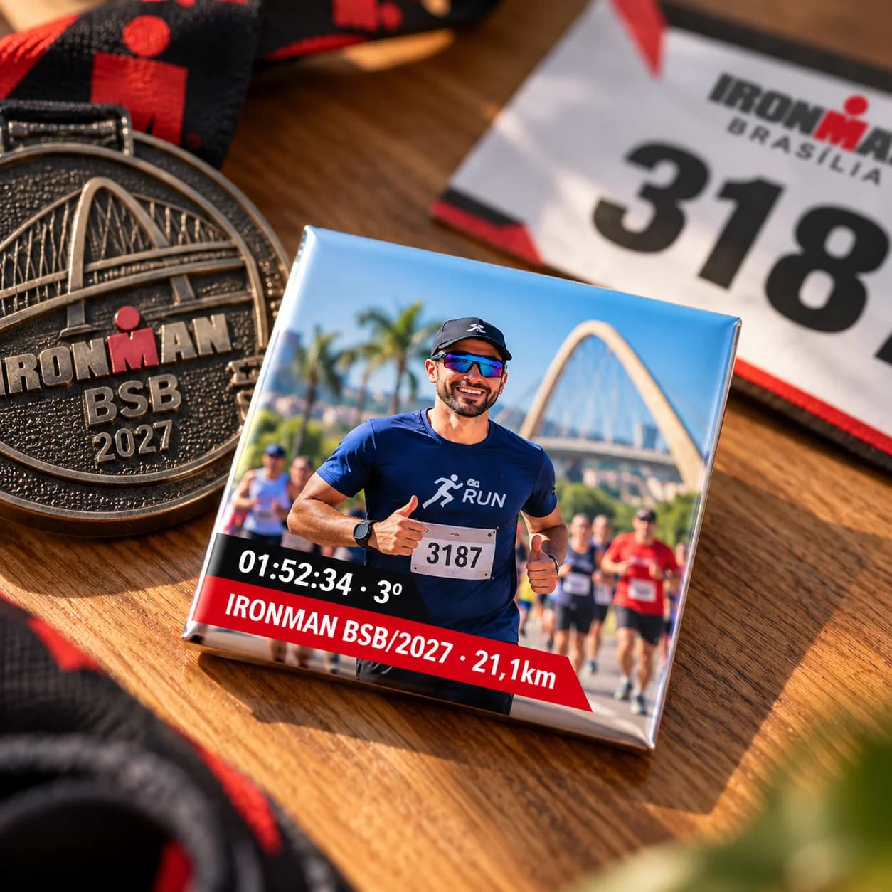 Ímã digital personalizado de corrida · imagem 8
